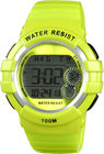 100m の防水および 42.00mm の場合が付いているスポーティな女性のデジタル腕時計