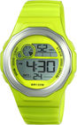 EL ライトおよび 100m の防水の円形の女性のデジタル腕時計