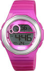 EL ライトおよび 100m の防水の円形の女性のデジタル腕時計