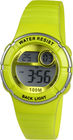 ABS 女性のデジタル腕時計/円形のスポーティな腕時計、クロノグラフ警報機能