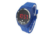 青いシリコーンによって導かれるタッチ画面の腕時計の男の子のスポーツの腕時計の古典様式