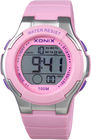 ピンクの十代のスポーツ レディース デジタル腕時計のクロノグラフ 1 年の保証 Kr