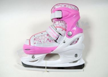 子供/男の子の調節可能なアイス スケートの靴は青/ピンクの高レベル方法アイス スケートします